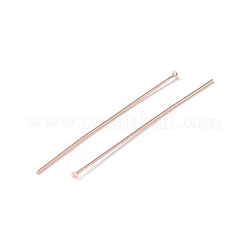 Brass Flat Head Pins&nbsp;X-KK-WH0058-03D-RG