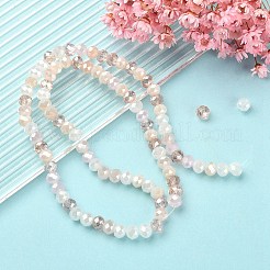 Electroplate Glass Beads Strands&nbsp;EGLA-YW0002-D09