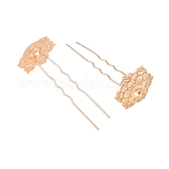 Alloy with Iron Hair Fork Findings&nbsp;AL-CBA8479-07KCG