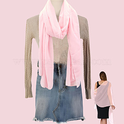 Solid Color Chiffon Shawl&nbsp;AJEW-WH20067-021B