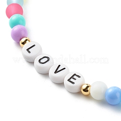 Acrylic Beads Mobile Straps&nbsp;HJEW-JM00568
