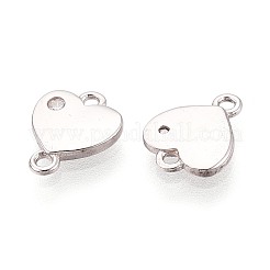 925 Sterling Silver Micro Pave Clear Cubic Zirconia Connector Charms&nbsp;STER-N016-63P