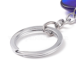 Handmade Lampwork Evil Eye Pendants Keychain&nbsp;KEYC-JKC00363