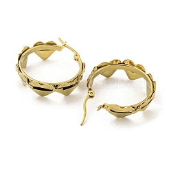 304 Stainless Steel Earrings for Women&nbsp;EJEW-E305-14G-02