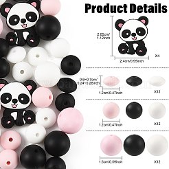 40Pcs 10 Styles Silicone Beads&nbsp;SIL-FS0001-27C