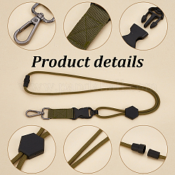 3Pcs 3 Colors Polyester Name Card Neck Lanyard Straps&nbsp;AJEW-NB0008-20