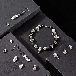 96Pcs 12 Style Tibetan Style Alloy Beads&nbsp;FIND-AR0004-02