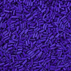 Opaque Colours Glass Bugle Beads&nbsp;SEED-N005-001-B02