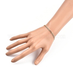 Brass Curb Chain Bracelets&nbsp;BJEW-JB05365