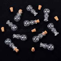 10Pcs Clear Glass Wishing Bottles&nbsp;AJEW-TA0002-85F