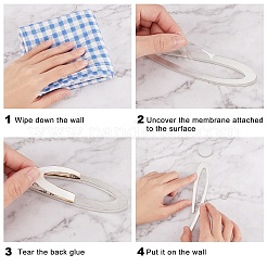 Acrylic Mirror Toilet Signs Set&nbsp;AJEW-WH0043-58
