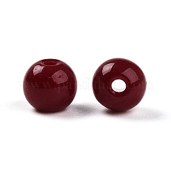 Opaque Solid Color Glass Beads&nbsp;X1-GLAA-N007-6mm-A04