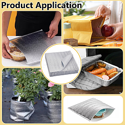 EPEフォーム断熱綿ロール  正方形  284x282x2mm&nbsp;LS-DIY-WH0671-411A