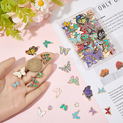 8 Styles Alloy Enamel Pendants&nbsp;ENAM-SC0005-97