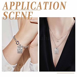 36pcs 6 style Tibetan Style Alloy Pendants&nbsp;FIND-SC0003-55