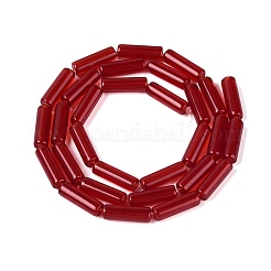 透明ガラスビーズ連売り  ラッパ  ファイヤーブリック  12.5~13x4~4.5mm  穴：0.6~0.9mm  約28~29個/連  14.57~15.16インチ（37~38.5cm）&nbsp;GLAA-N070-01A-A03