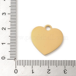 Ion Plating(IP) 304 Stainless Steel Mirror Polished Finish Stamping Blank Tag Pendants&nbsp;X-STAS-K270-43G