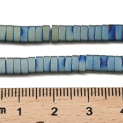 Electroplated Frosted Non-magnetic Synthetic Hematite Beads Strands&nbsp;G-G089-A01-12