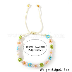 Bohemian Style Glass Seed Round Beads Braided Bead Bracelets for Women&nbsp;HO1164-1