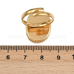 304 Stainless Steel Enamel Open Cuff Rings for Women&nbsp;RJEW-K301-06B-01