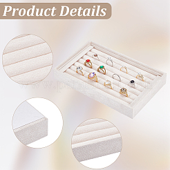 Velvet Ring Organizer Display Trays&nbsp;ODIS-SP0002-20C