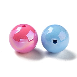 UV Plating Iridescent Acrylic Beads&nbsp;MACR-D032-05