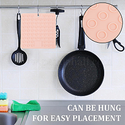 2Pcs Square Silicone Hot Mats for Hot Dishes&nbsp;AJEW-GF0008-26C