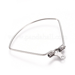 Tarnish Resistant 304 Stainless Steel Wire Pendants&nbsp;STAS-M274-017P