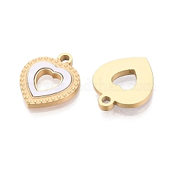 304 Stainless Steel Enamel Pendants&nbsp;STAS-Q111-14G-01