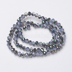 Electroplate Glass Beads Strands&nbsp;EGLA-A034-J2mm-Q05