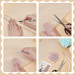PE Plastic Canvas Sheets&nbsp;FIND-WH0199-245A