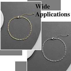 2 Bags 2 Colors 316 Surgical Stainless Steel Chain Extender&nbsp;STAS-CJ0002-82