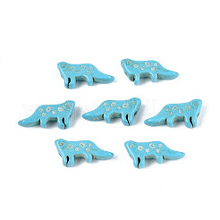 Dyed Synthetic Turquoise Beads Strands&nbsp;TURQ-T004-17B