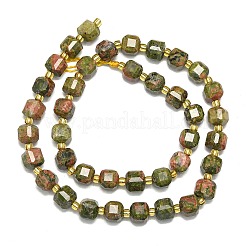 Natural Unakite Beads Strand&nbsp;G-I376-D70-01