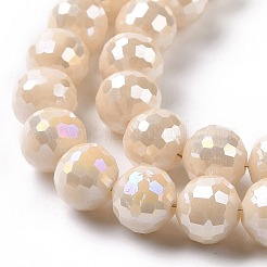 Electroplate Glass Beads Strands&nbsp;GLAA-E036-14A