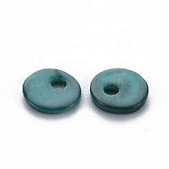 Spray Painted Freshwater Shell Charms&nbsp;SHEL-S276-151B