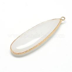 Natural White Jade Big Pendants&nbsp;G-Q502-04