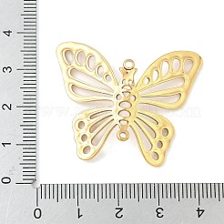 304 Stainless Steel Hollow Butterfly Connector Charms&nbsp;STAS-L293-16A-G