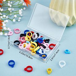 72Pcs 12 Style Silicone Pendants&nbsp;SIL-GF0001-26