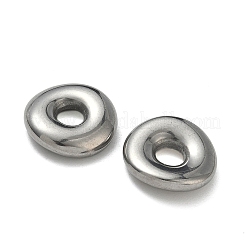 304ステンレスペンダント  ドーナツ  ステンレス鋼色  16.5x4.5mm  穴：5mm&nbsp;STAS-P422-17P