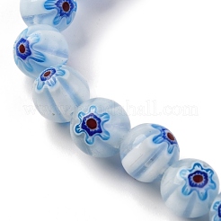 Handmade Millefiori Lampwork Beads Strands&nbsp;LAMP-G164-05L