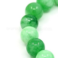 Natural White Jade Stretch Bracelets&nbsp;X-BJEW-A088-8mm-C05