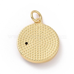 Rack Plating Brass Micro Pave Cubic Zirconia Pendants&nbsp;ZIRC-C042-18
