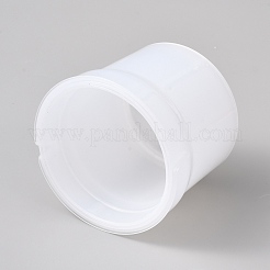 プラスチック製の絞り袋カップホルダー  コラム  ホワイト  97x80mm  内径：83mm&nbsp;AJEW-WH0752-511