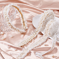 6 Yards 3 Styles Polyseter & Cotton Lace Trim Ribbon&nbsp;OCOR-PH0005-64