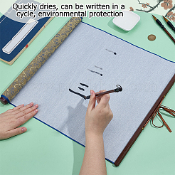 1Pc Polyester & Plastic & Alloy Chinese Calligraphy Brush Water Writing Magic Cloth&nbsp;AJEW-PH0008-93A