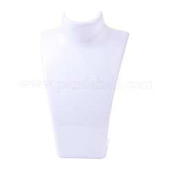 Organic Glass Necklace & Earring Standing Bust Displays&nbsp;X-NDIS-E006-2A