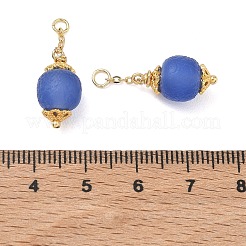 Natural Dyed Blue Agate Pendants&nbsp;GG-D002-03G