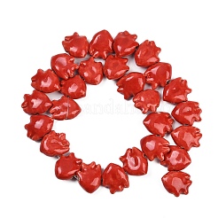 Handmade Porcelain Beads Strands&nbsp;PORC-C007-01D