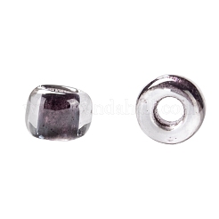 TOHOラウンドシードビーズ  日本製シードビーズ  （コンコードグレープライニングクリスタル光沢1064)個  8/0  3mm  穴：1mm  約10000個/ポンド&nbsp;SEED-TR08-1064